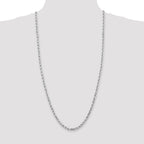 FJC Finejewelers 30 Inch 14k White Gold 5mm bright-cut Rope Chain Necklace