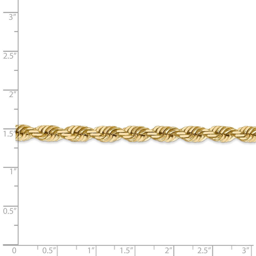FJC Finejewelers 16 Inch 14k 5.5mm bright-cut Rope With Lobster Clasp Chain Necklace