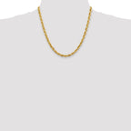 FJC Finejewelers 20 Inch 14k 5.5mm bright-cut Rope With Lobster Clasp Chain Necklace