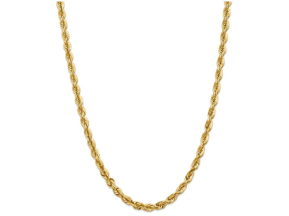FJC Finejewelers 22 Inch 14k 5.5mm bright-cut Rope With Lobster Clasp Chain Necklace