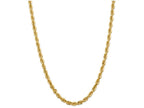 FJC Finejewelers 22 Inch 14k 5.5mm bright-cut Rope With Lobster Clasp Chain Necklace