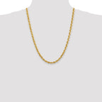 FJC Finejewelers 24 Inch 14k 5.5mm bright-cut Rope With Lobster Clasp Chain Necklace