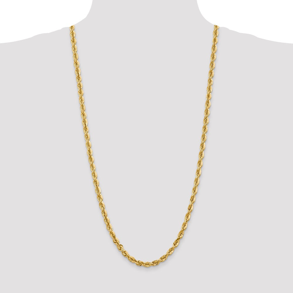 FJC Finejewelers 30 Inch 14k 5.5mm bright-cut Rope With Lobster Clasp Chain Necklace