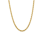 FJC Finejewelers 7 Inch 14k Yellow Gold 5.5mm bright-cut Rope With Lobster Clasp Chain Bracelet