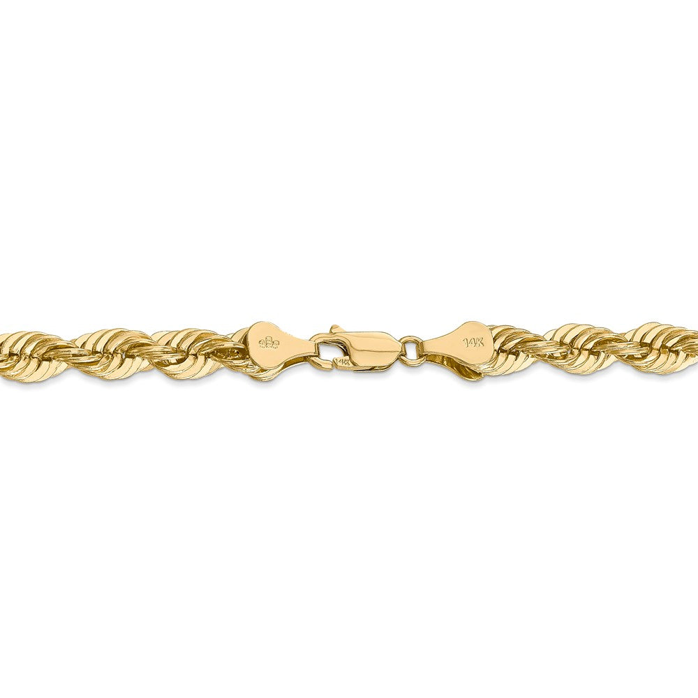 FJC Finejewelers 22 Inch 14k 6mm Handmade Regular Rope Chain Necklace