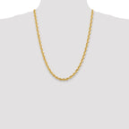 FJC Finejewelers 24 Inch 14k 6mm Handmade Regular Rope Chain Necklace