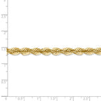 FJC Finejewelers 30 Inch 14k 6mm Handmade Regular Rope Chain Necklace
