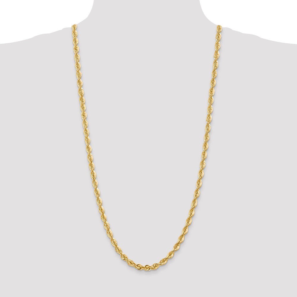 FJC Finejewelers 30 Inch 14k 6mm Handmade Regular Rope Chain Necklace