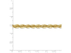 FJC Finejewelers 8 Inch 14k Yellow Gold 6mm Handmade Regular Rope Chain Bracelet