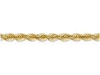 FJC Finejewelers 9 Inch 14k Yellow Gold 6mm Handmade Regular Rope Chain Ankle Bracelet (Smaller Ankles)