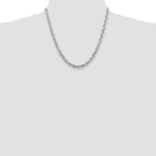 FJC Finejewelers 20 Inch 14k White Gold 5.5mm bright-cut Rope Chain Necklace