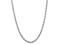FJC Finejewelers 24 Inch 14k White Gold 5.5mm bright-cut Rope Chain Necklace