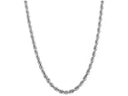FJC Finejewelers 24 Inch 14k White Gold 5.5mm bright-cut Rope Chain Necklace