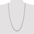 FJC Finejewelers 30 Inch 14k White Gold 5.5mm bright-cut Rope Chain Necklace