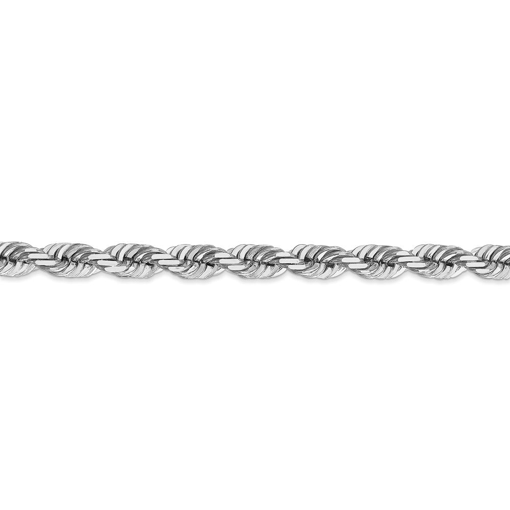 FJC Finejewelers 30 Inch 14k White Gold 5.5mm bright-cut Rope Chain Necklace