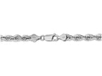 FJC Finejewelers 8 Inch 14k White Gold 5.5mm bright-cut Rope Chain Bracelet