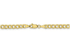 FJC Finejewelers 20 Inch 10k 4.3mm Semi-solid Curb Link Chain Necklace