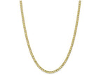 FJC Finejewelers 24 Inch 10k 4.3mm Semi-solid Curb Link Chain Necklace