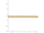 FJC Finejewelers 8 Inch 10k 4.3mm Semi-solid Curb Link Chain Bracelet