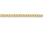FJC Finejewelers 8 Inch 10k 4.3mm Semi-solid Curb Link Chain Bracelet
