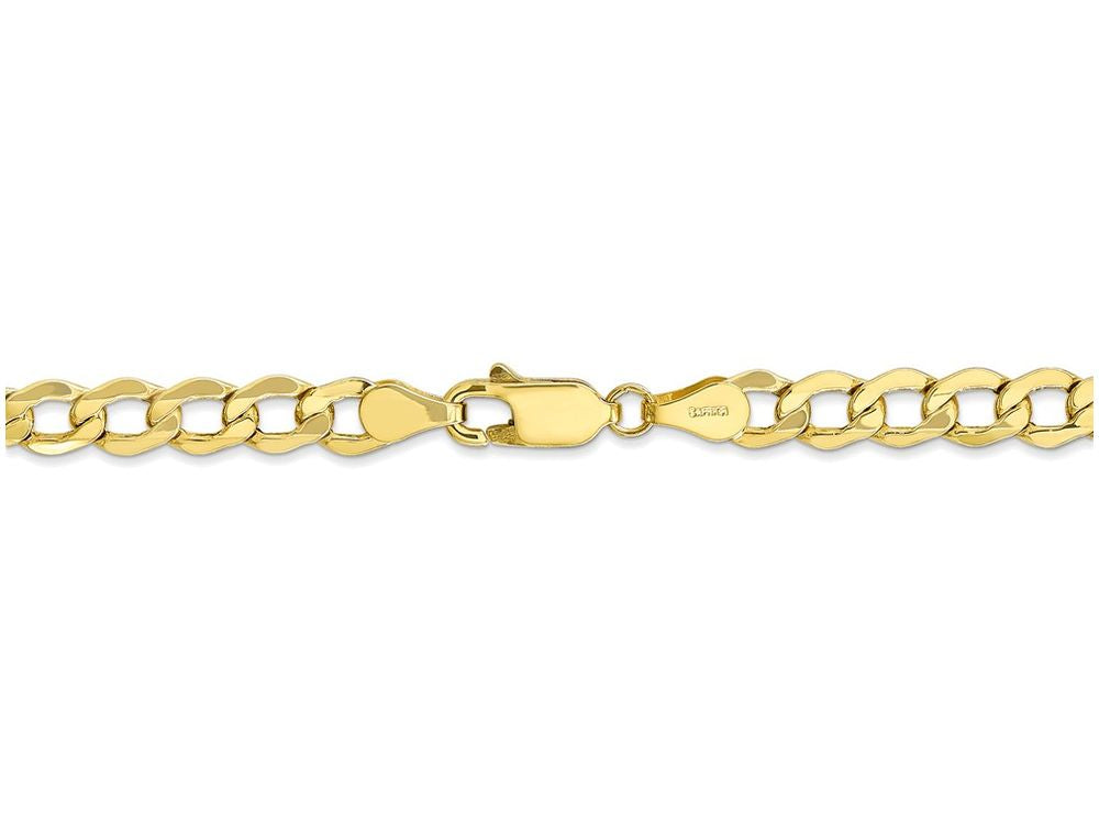 FJC Finejewelers 16 Inch 10k 5.25mm Semi-solid Curb Link Chain Necklace