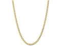 FJC Finejewelers 18 Inch 10k 5.25mm Semi-solid Curb Link Chain Necklace