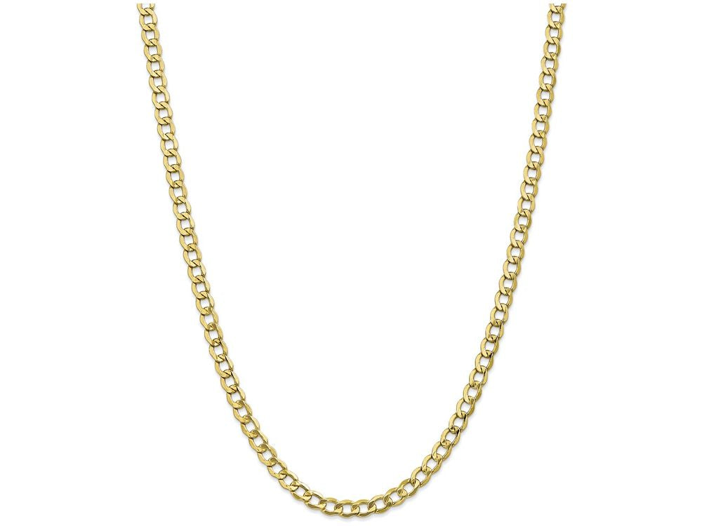 FJC Finejewelers 8 Inch 10k 5.25mm Semi-solid Curb Link Chain Bracelet