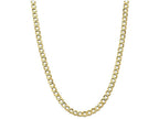 FJC Finejewelers 18 Inch 10k 6.0mm Semi-solid Curb Link Chain Necklace