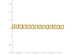 FJC Finejewelers 8 Inch 10k 6.0mm Semi-solid Curb Link Chain Bracelet