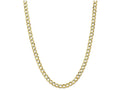 FJC Finejewelers 8 Inch 10k 6.0mm Semi-solid Curb Link Chain Bracelet