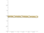 FJC Finejewelers 18 Inch 10k 4.75mm Semi-solid Figaro Chain Necklace