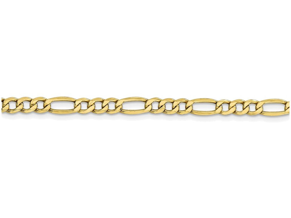 FJC Finejewelers 20 Inch 10k 4.75mm Semi-solid Figaro Chain Necklace