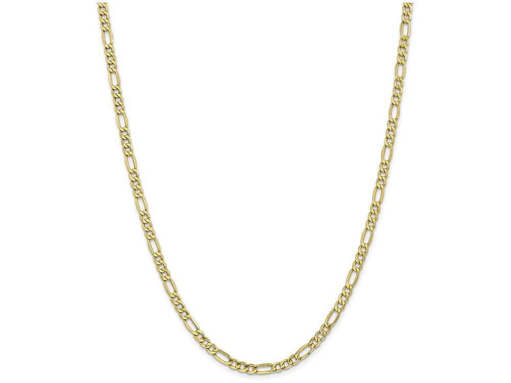 FJC Finejewelers 20 Inch 10k 4.75mm Semi-solid Figaro Chain Necklace