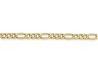 FJC Finejewelers 7 Inch 10k 4.75mm Semi-solid Figaro Chain Bracelet