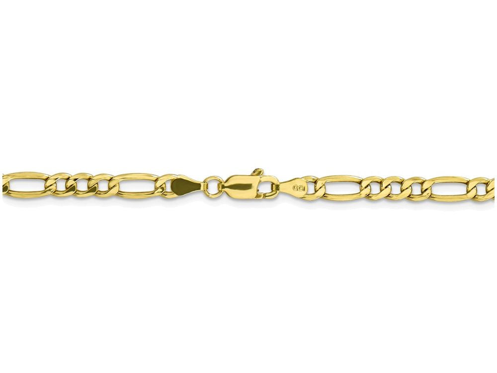 FJC Finejewelers 8 Inch 10k 4.75mm Semi-solid Figaro Chain Bracelet