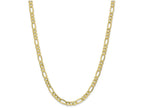 FJC Finejewelers 20 Inch 10k 6.6mm Semi-solid Figaro Chain Necklace