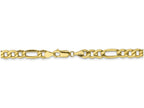FJC Finejewelers 8 Inch 10k 6.6mm Semi-solid Figaro Chain Bracelet