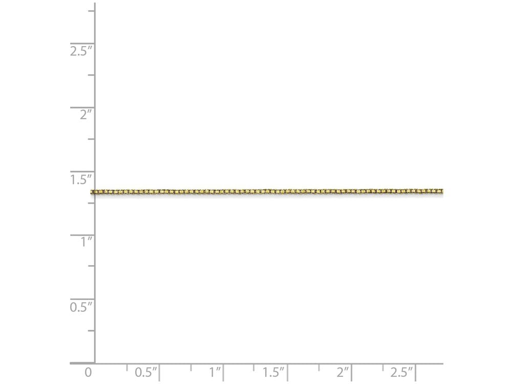 FJC Finejewelers 30 Inch 10k .90mm Box Chain Necklace