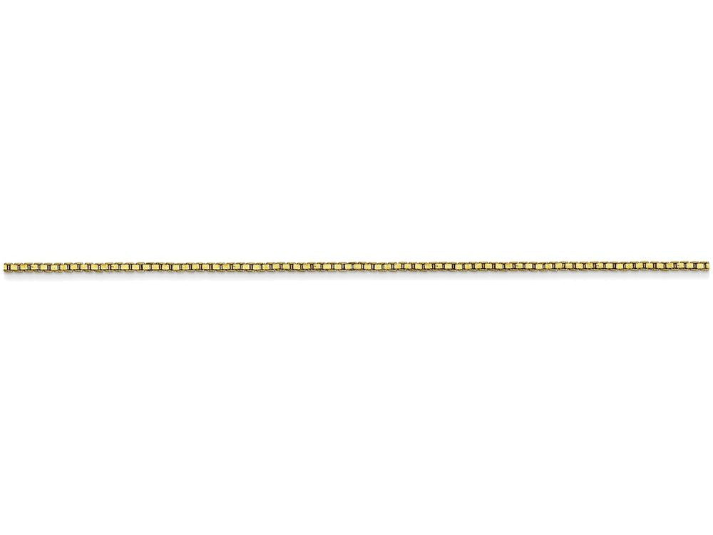 FJC Finejewelers 9 Inch 10k .90mm Box Chain Ankle Bracelet (Smaller Ankles)