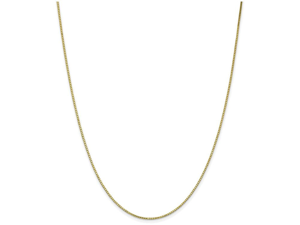 FJC Finejewelers 9 Inch 10k 1.10mm Box Chain Ankle Bracelet (Smaller Ankles)