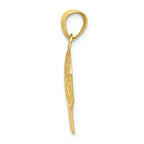FJC Finejewelers 10k Yellow Gold Basketball Charm
