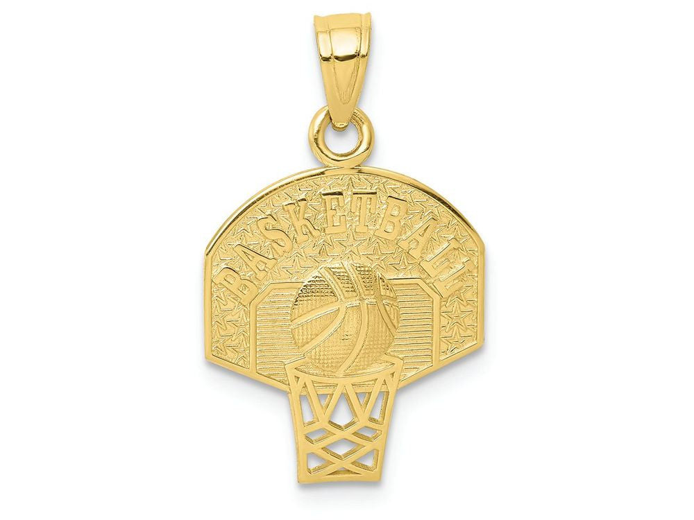 FJC Finejewelers 10k Yellow Gold Basketball Charm