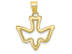 FJC Finejewelers 10k Yellow Gold Dove Charm