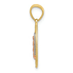 FJC Finejewelers 10k Two-tone Gold Our Lady Of Guadalupe Charm