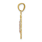 FJC Finejewelers 10k Two-tone Gold Our Lady Of Guadalupe Charm