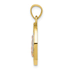 FJC Finejewelers 10k Two-tone Gold Our Lady Of Guadalupe Charm