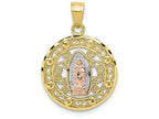 FJC Finejewelers 10k Two-tone Gold Our Lady Of Guadalupe Charm
