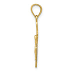 FJC Finejewelers 10k Yellow Gold Crucifix Charm