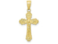 FJC Finejewelers 10k Yellow Gold Crucifix Charm