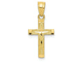 FJC Finejewelers 10k Yellow Gold Bright Cut Cross Charm